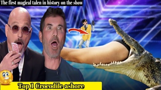Sacred Riana & DOLL Magician Fan Made SCARES The Judges with Invisibility Magic | T rex Dinosaur