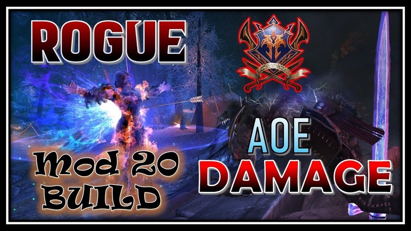 Rogue Assassin Multi Target DAMAGE Build ( AOE) Neverwinter Mod